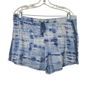 Lucky Brand Blue White Drawstrings Casual Shorts XL